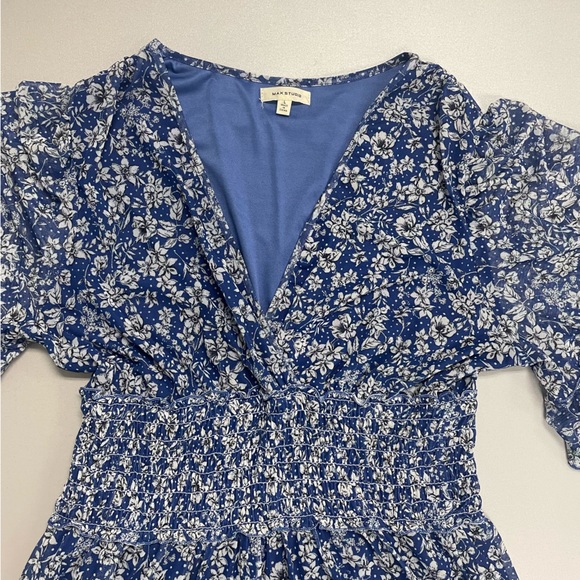 Max Studio mid dress with ruffles on the bottom - Picture 5 of 7